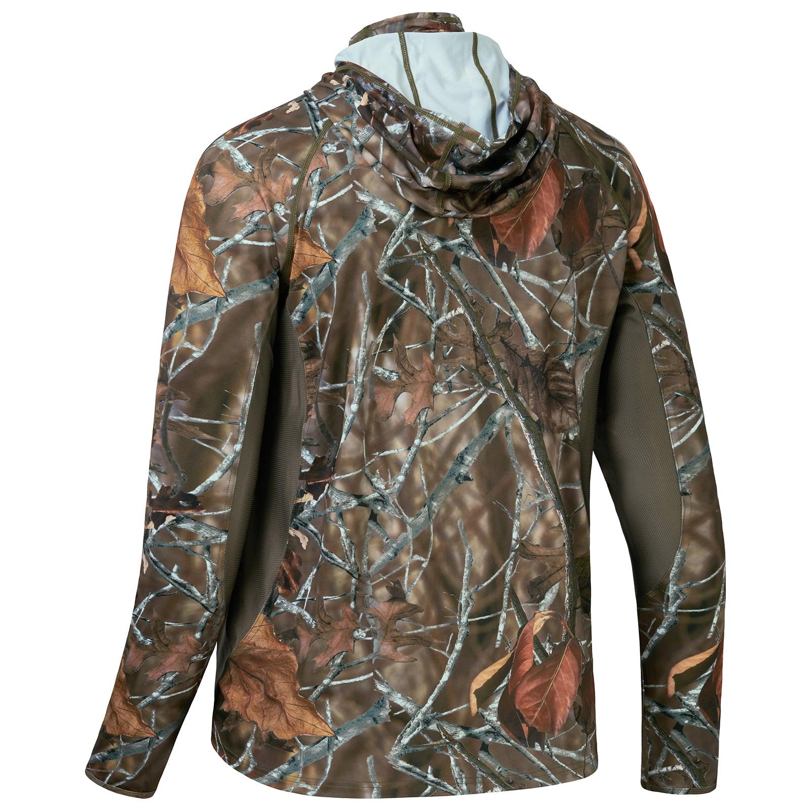 Men's UPF 50+ Long Sleeve Hunting Hoodie with Mask FS06M