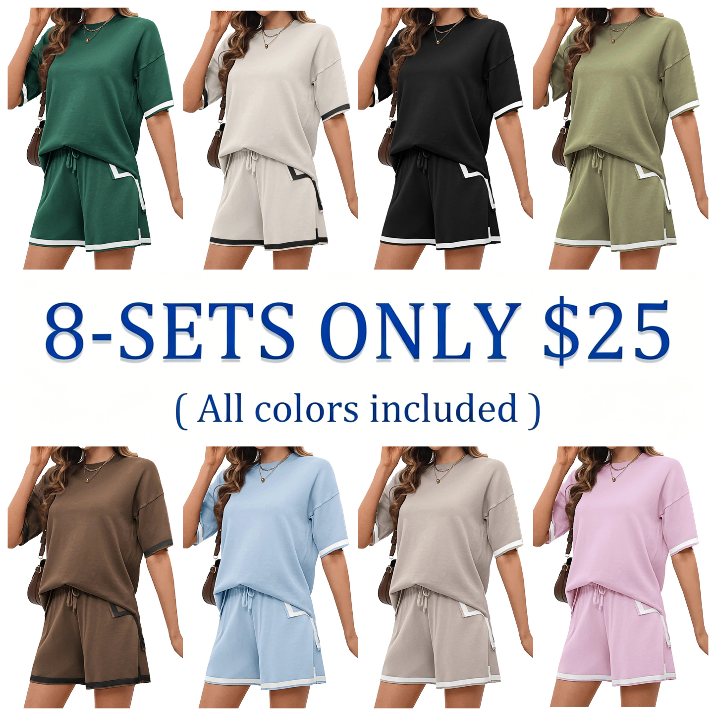 Women's Spring Comfortable Knitted Two-piece Set