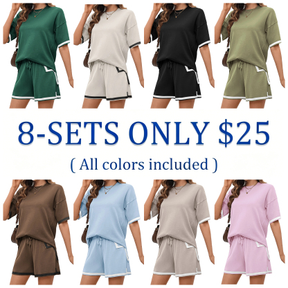 Women's Spring Comfortable Knitted Two-piece Set