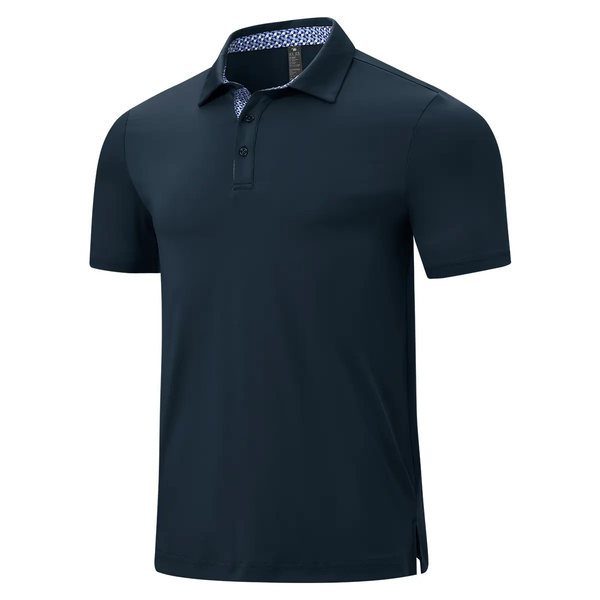 Men's Classic 3-Button Moisture Wicking Athletic Short Sleeve Golf Polo 