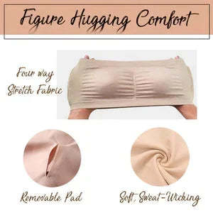 Invisible Seamless Supportive Bandeau Bra