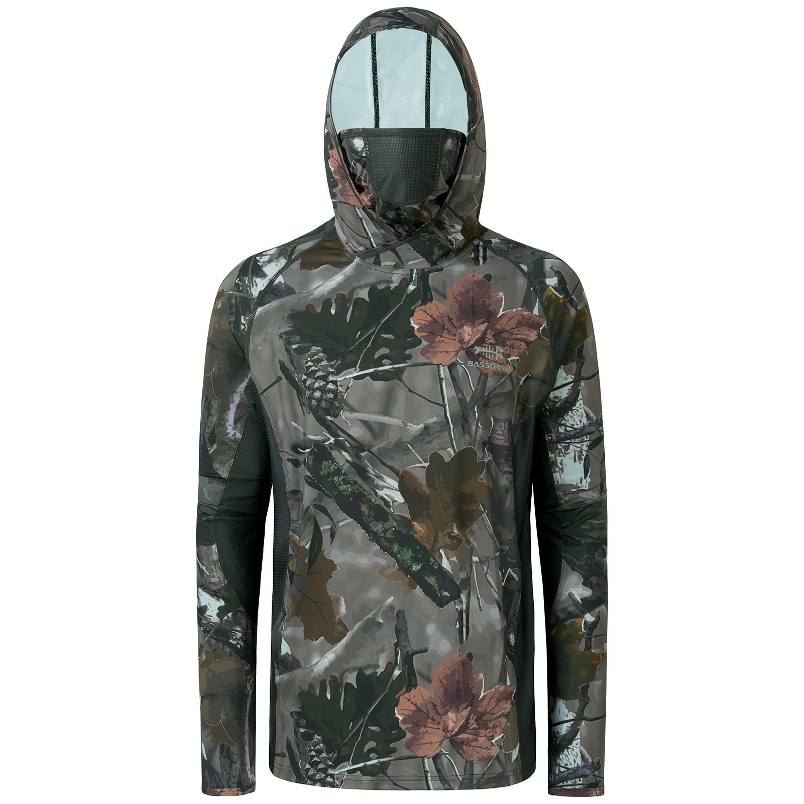 Men's UPF 50+ Long Sleeve Hunting Hoodie with Mask FS06M