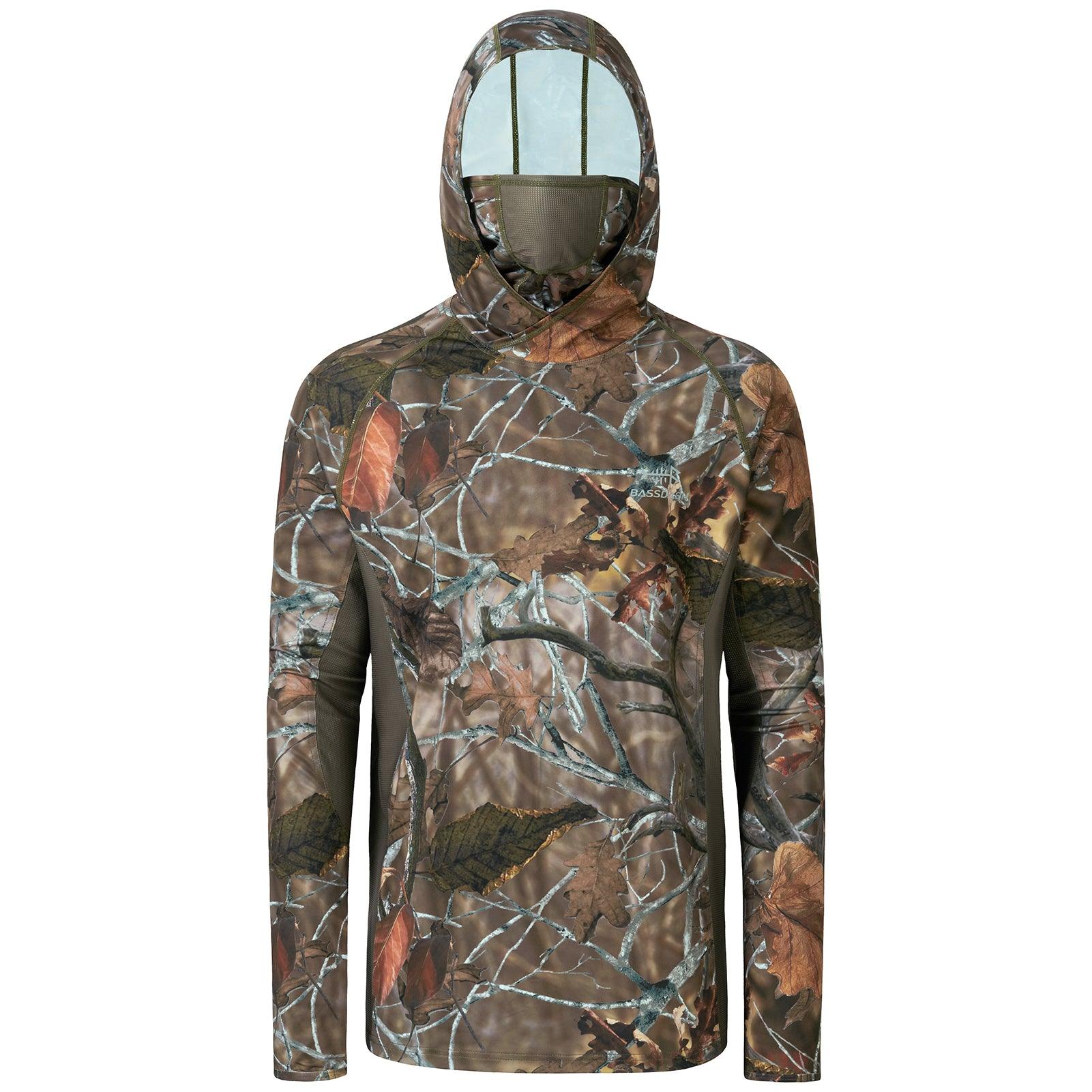 Men's UPF 50+ Long Sleeve Hunting Hoodie with Mask FS06M