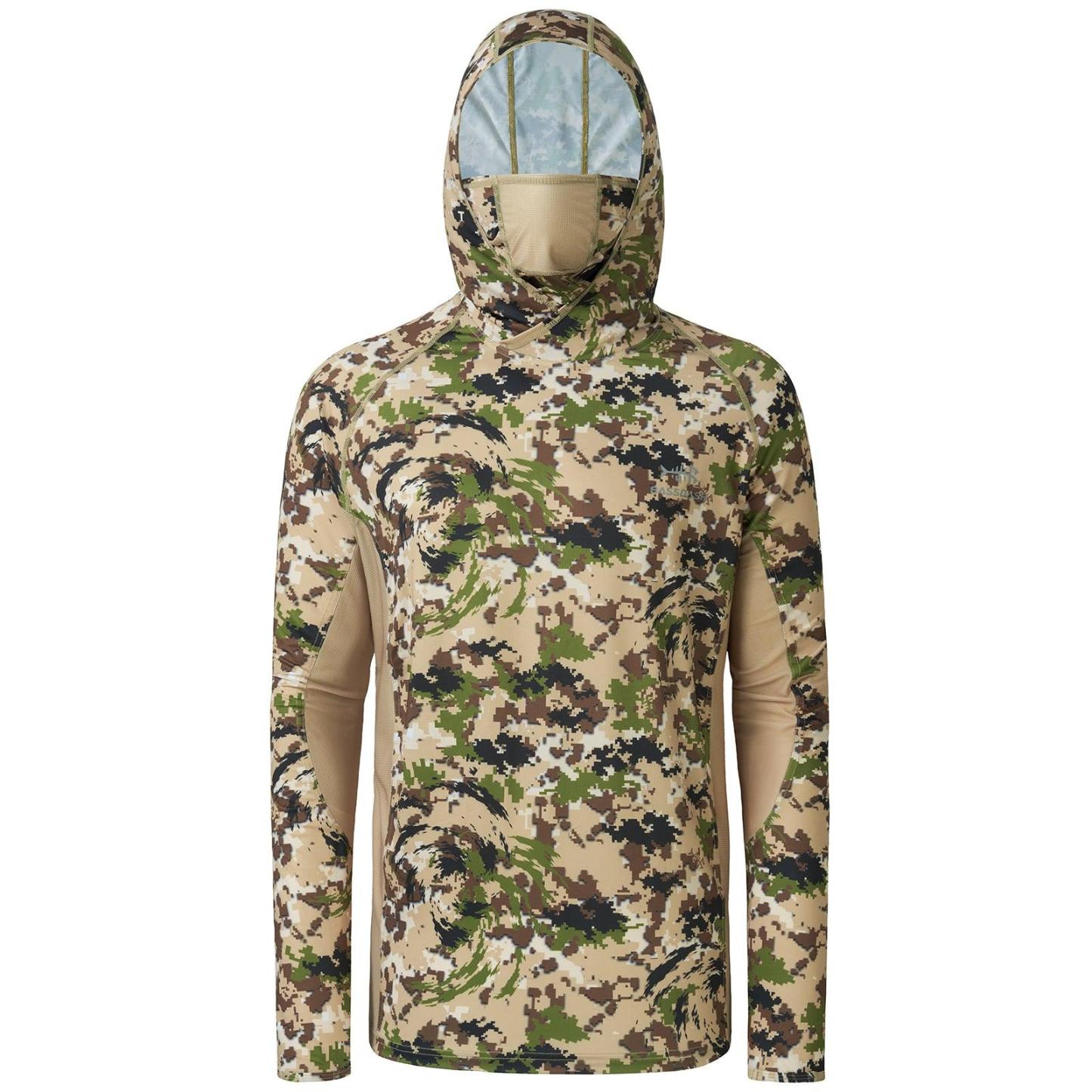 Men's UPF 50+ Long Sleeve Hunting Hoodie with Mask FS06M