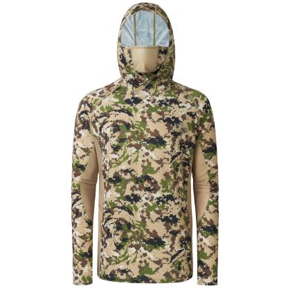 Men's UPF 50+ Long Sleeve Hunting Hoodie with Mask FS06M
