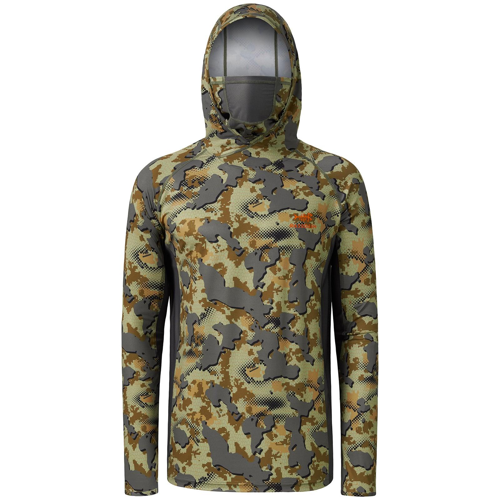 Men's UPF 50+ Long Sleeve Hunting Hoodie with Mask FS06M