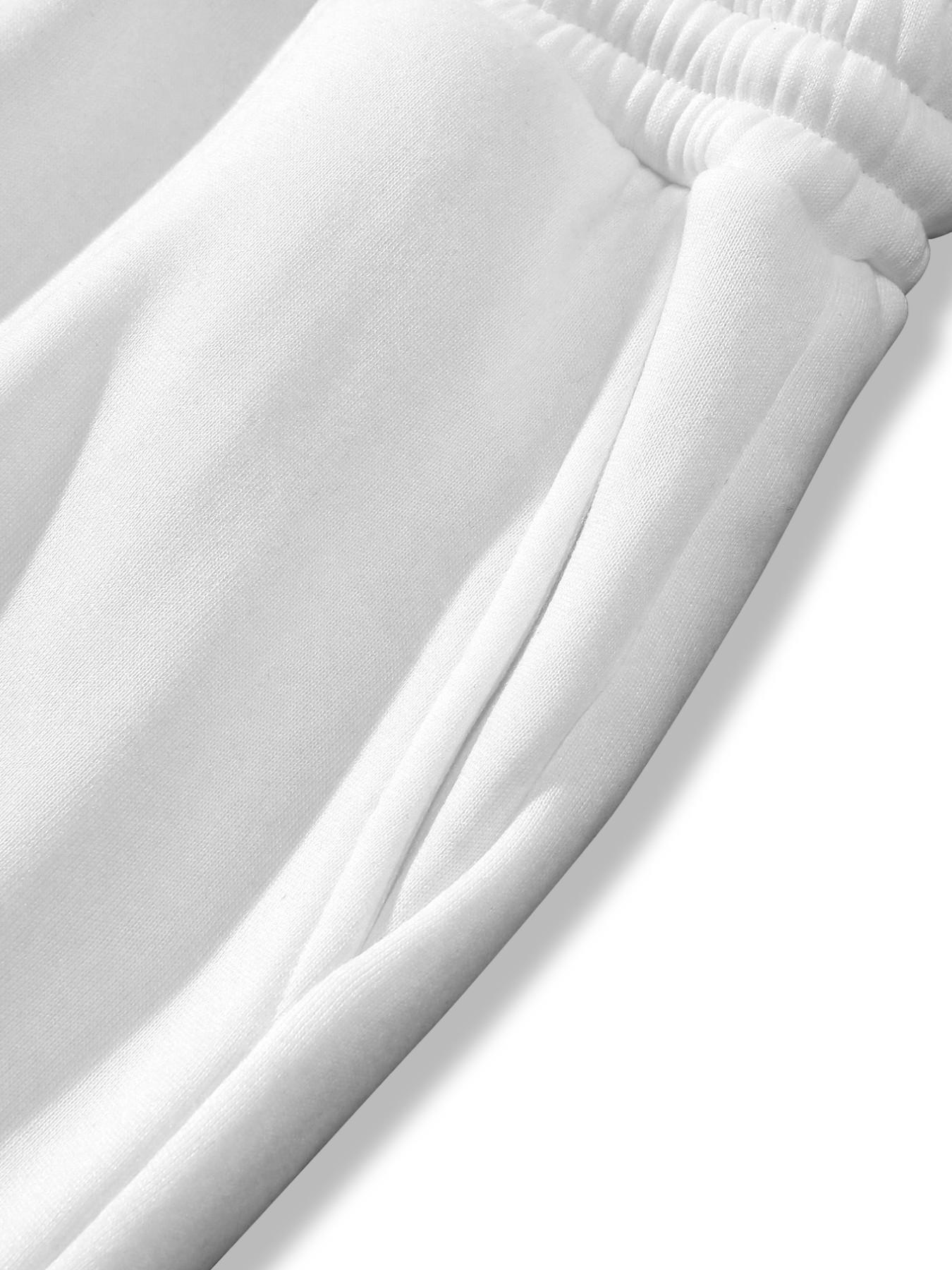 Women ab Letter Print Off-Shoulder Oversized T-Shirt & Wide Leg Pants Two Piece Set, Womenswear, Loose Fit, Soft Breathable Cotton Fabric, Perfect for Street Style, Daily Errands & Casual Lounging, Clothes, Casual Outfit Set