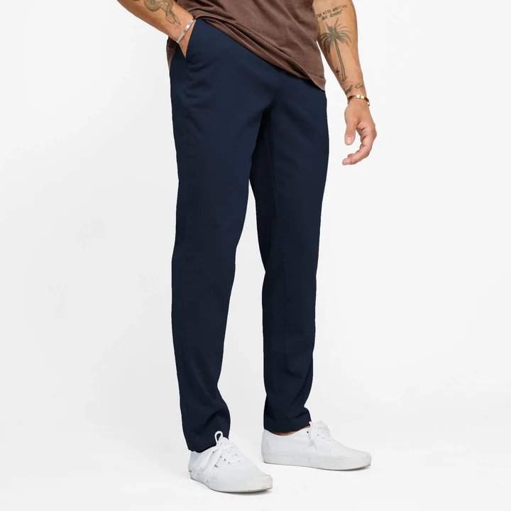 Men's Casual Stretch Twill Cotton Chino Pants