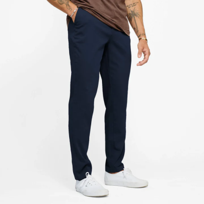 Men's Casual Stretch Twill Cotton Chino Pants