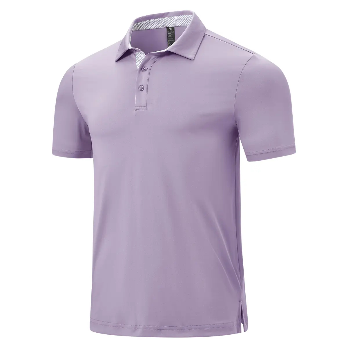Men's Classic 3-Button Moisture Wicking Athletic Short Sleeve Golf Polo 