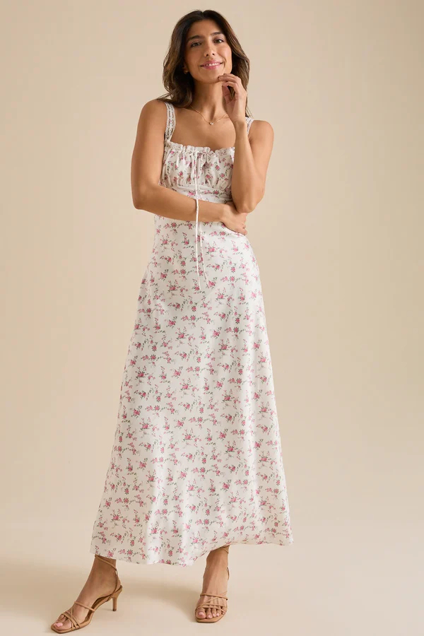 Kya Floral Midi Dress