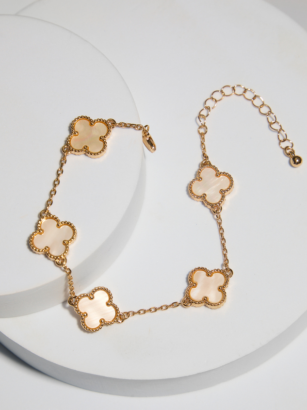Double Sided Clover Bracelet