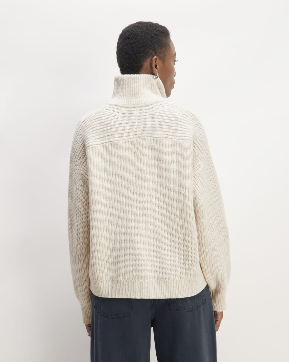 The Felted Merino Half-Zip Sweater