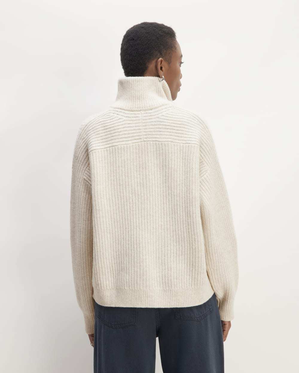 The Felted Merino Half-Zip Sweater