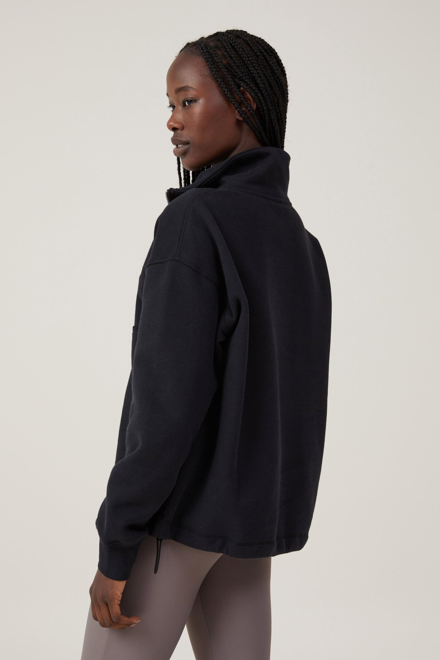 Plush Essential Half Zip Jumper