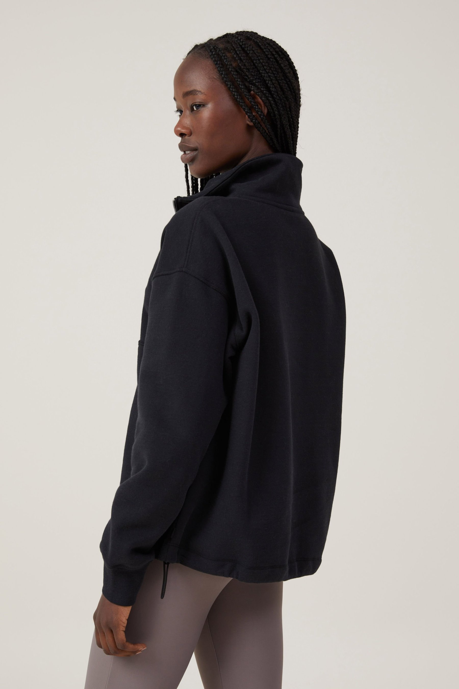 Plush Essential Half Zip Jumper
