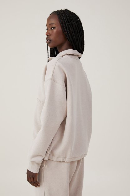 Plush Essential Half Zip Jumper