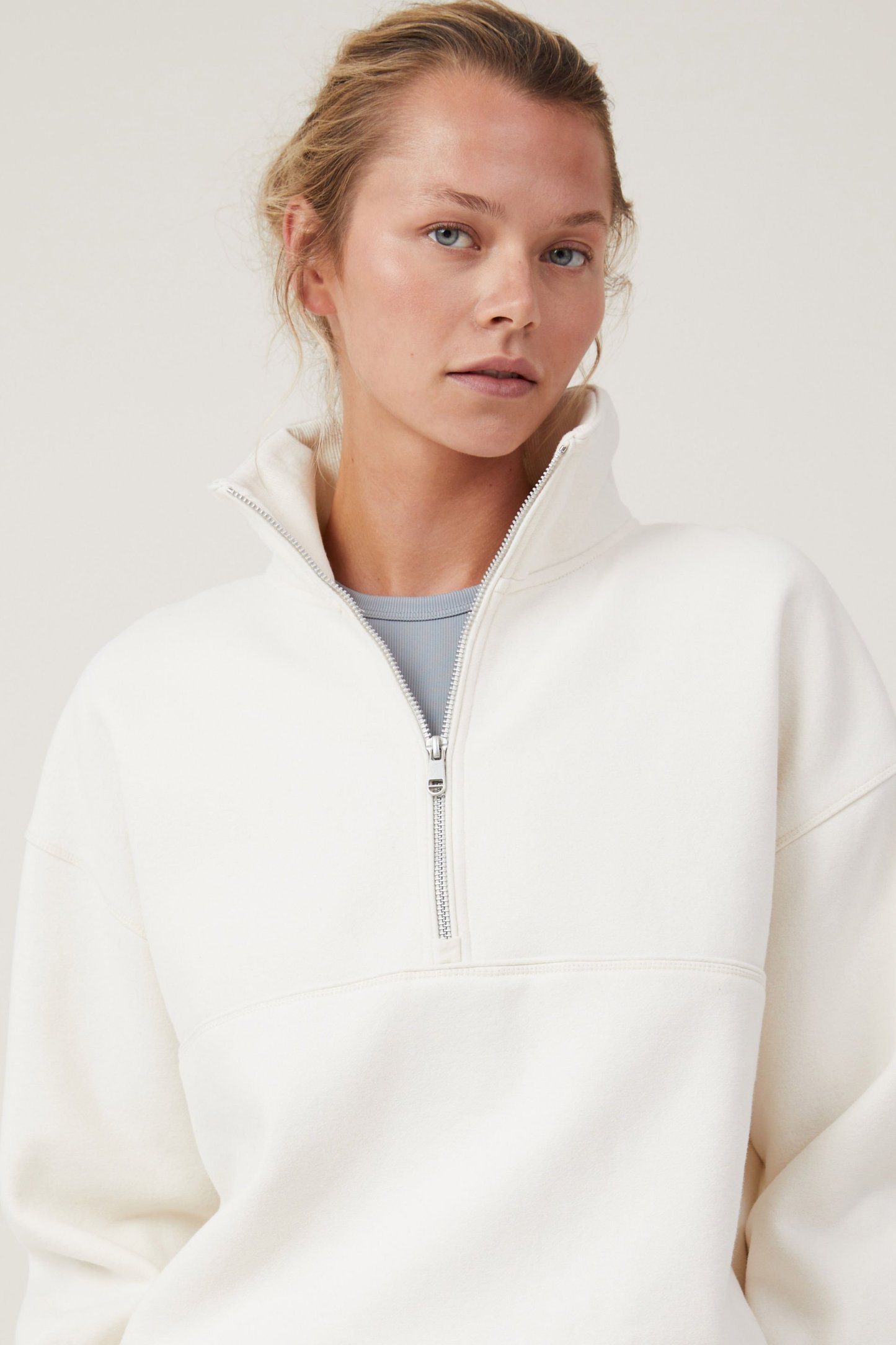 Plush Essential Half Zip Jumper