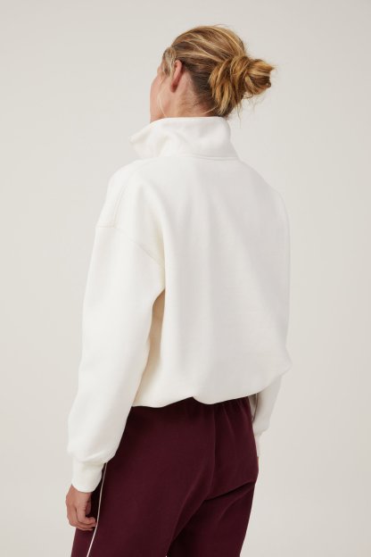 Plush Essential Half Zip Jumper