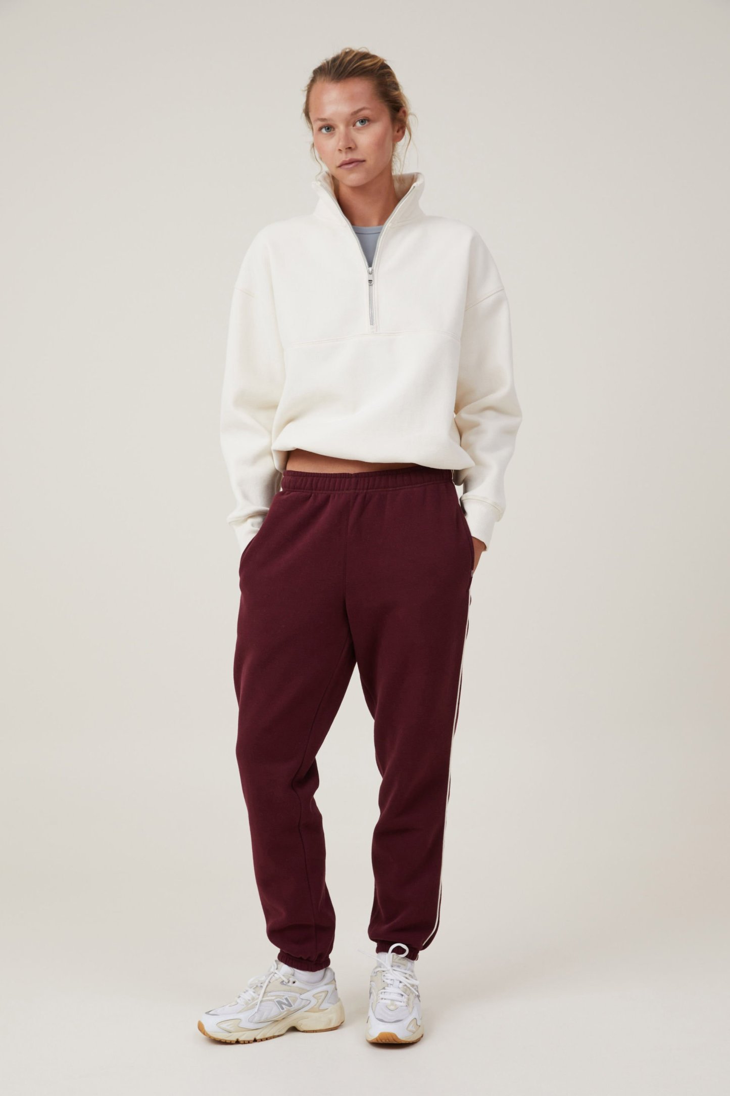 Plush Essential Half Zip Jumper