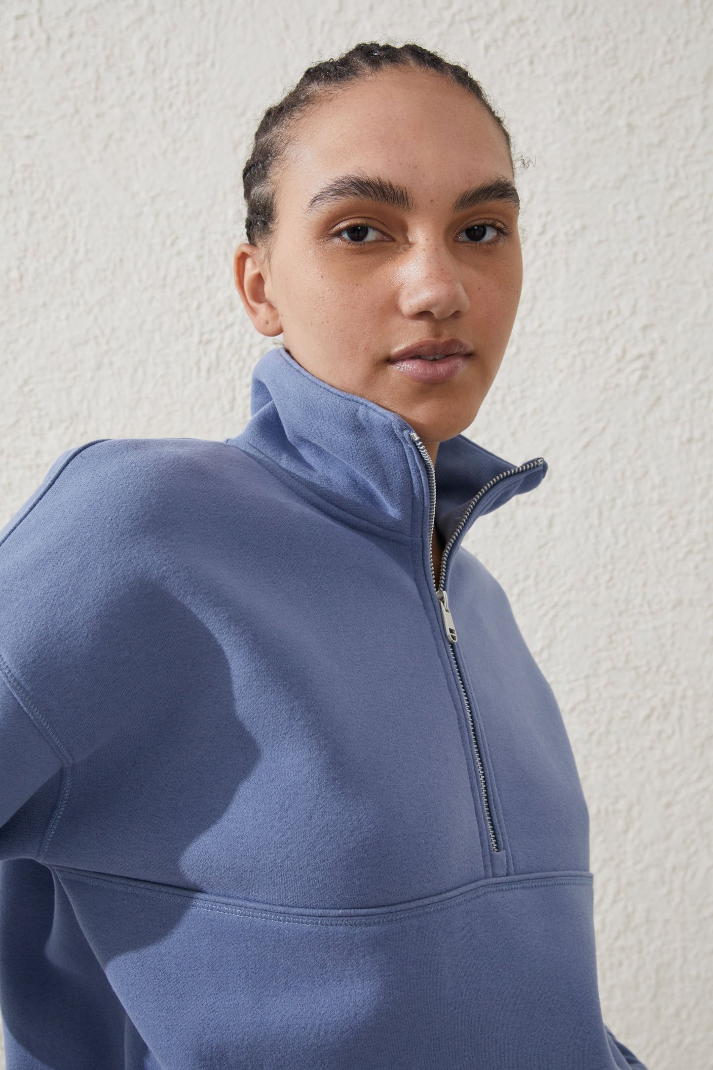Plush Essential Half Zip Jumper
