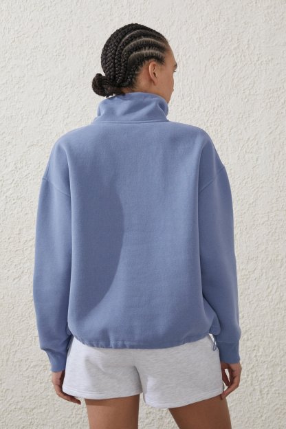 Plush Essential Half Zip Jumper
