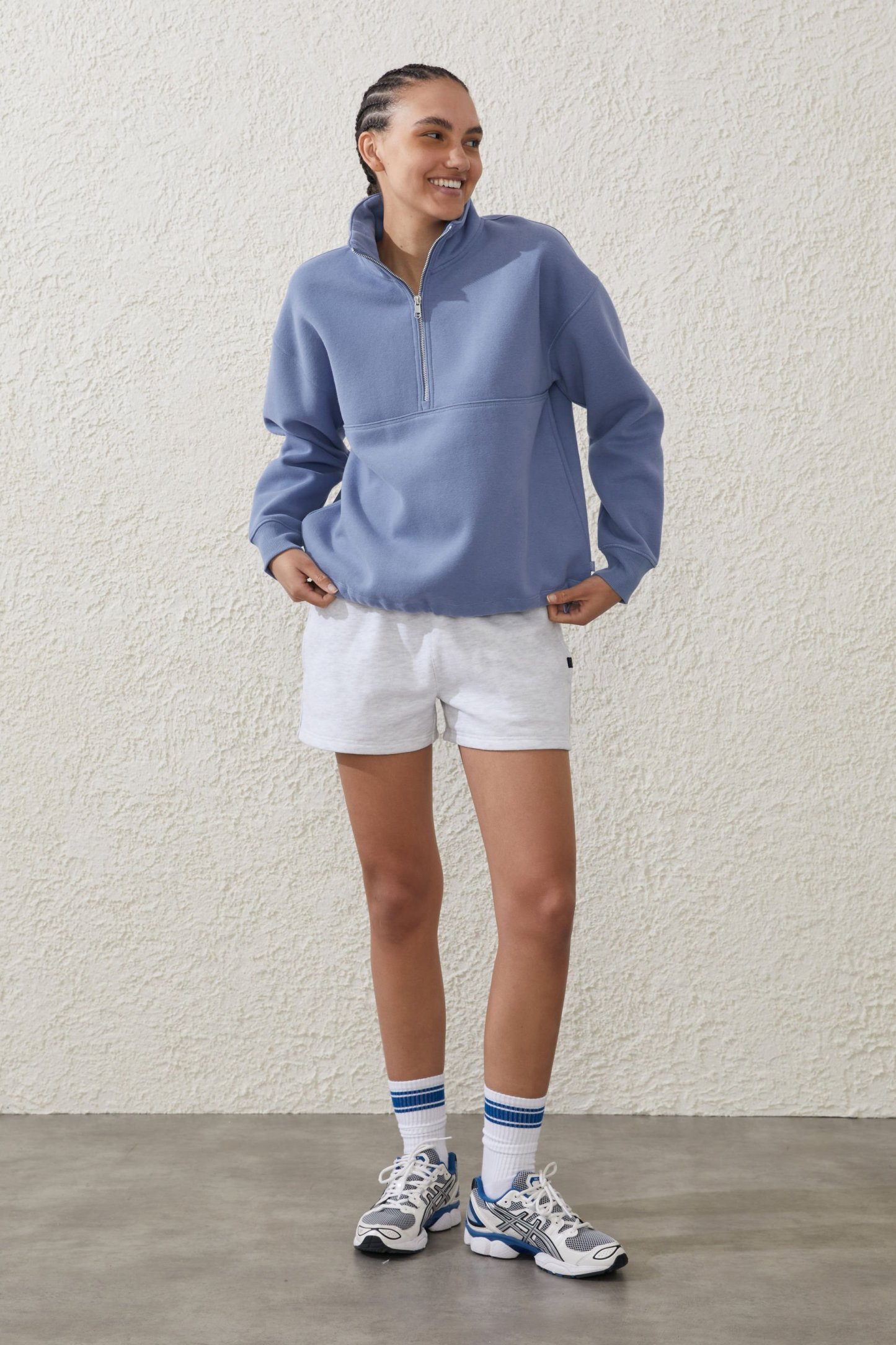 Plush Essential Half Zip Jumper