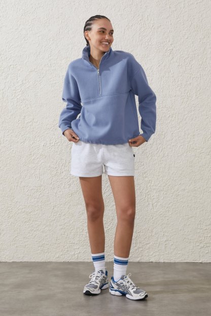 Plush Essential Half Zip Jumper