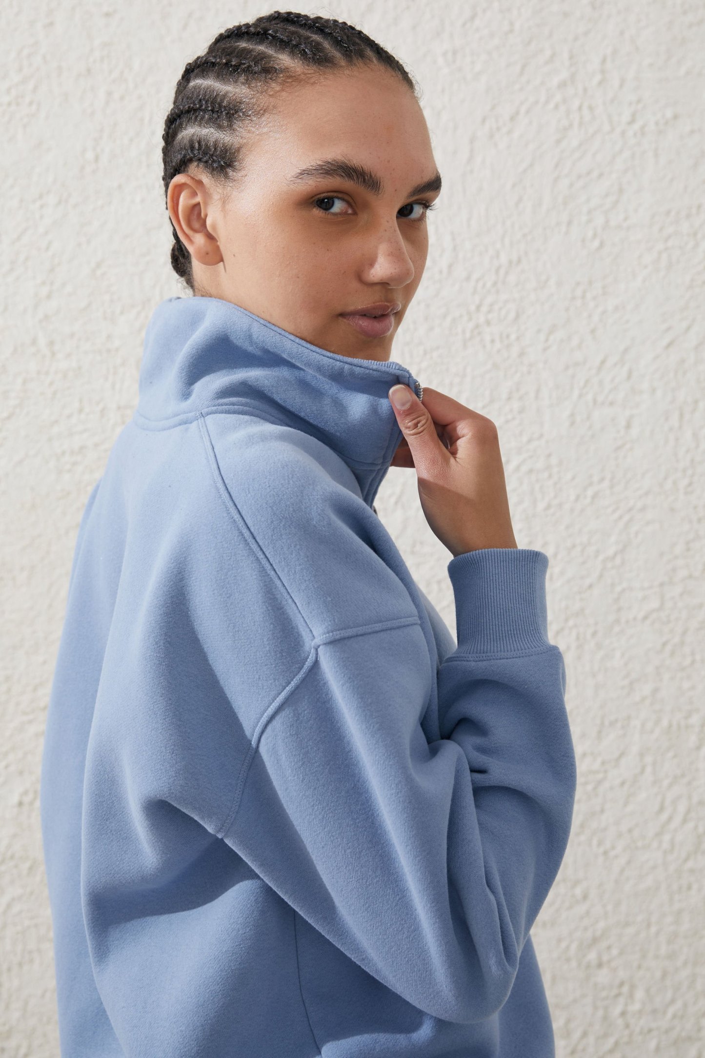 Plush Essential Half Zip Jumper
