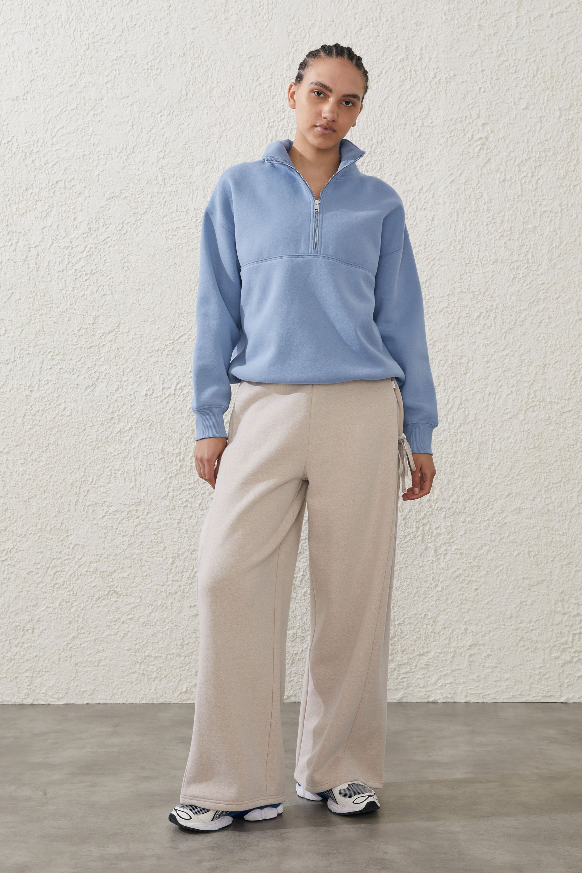 Plush Essential Half Zip Jumper