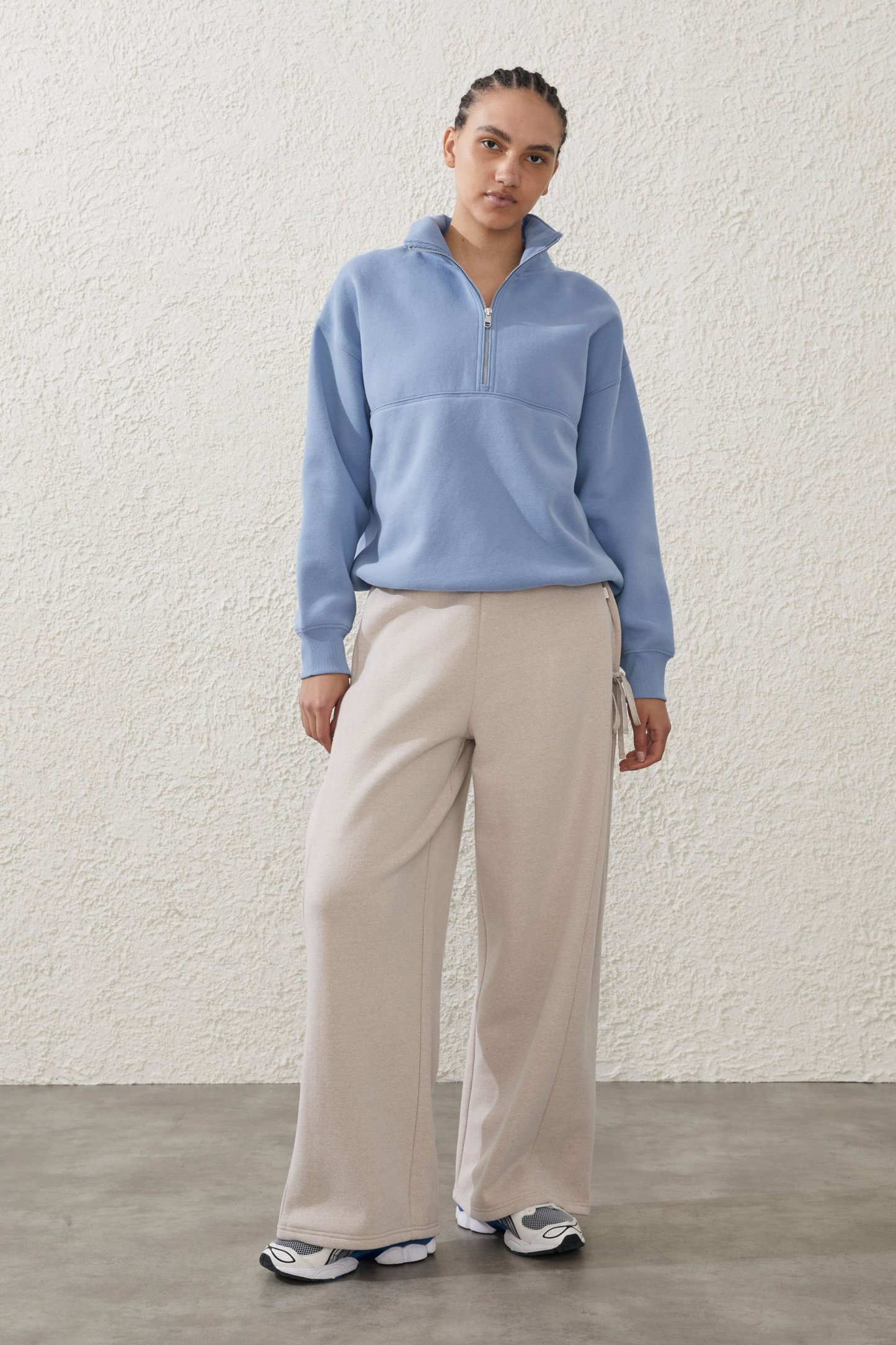 Plush Essential Half Zip Jumper