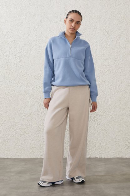 Plush Essential Half Zip Jumper