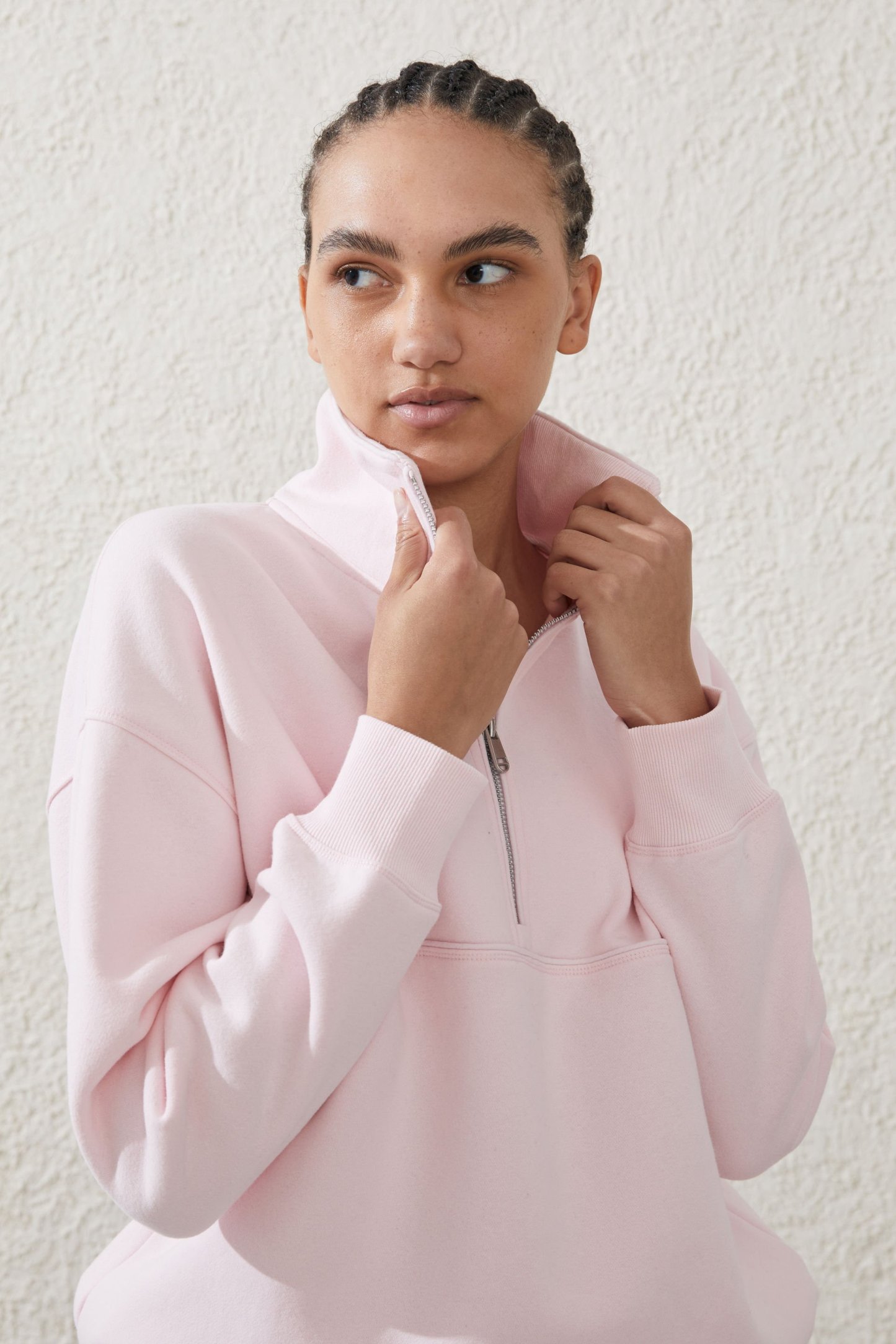 Plush Essential Half Zip Jumper