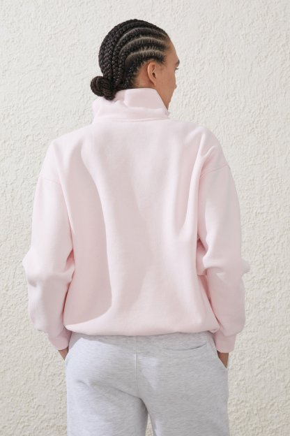 Plush Essential Half Zip Jumper