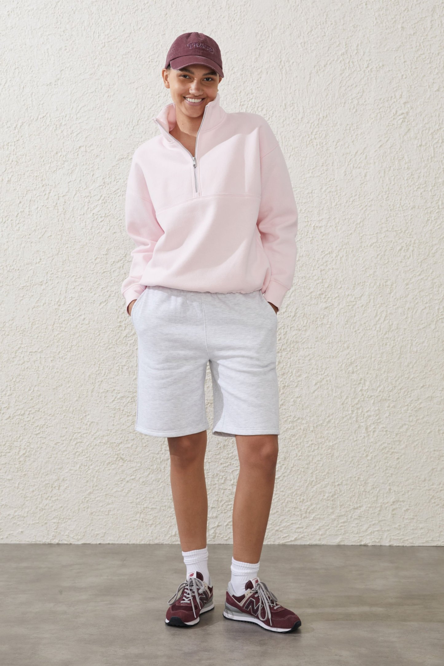 Plush Essential Half Zip Jumper