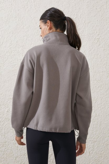 Plush Essential Half Zip Jumper
