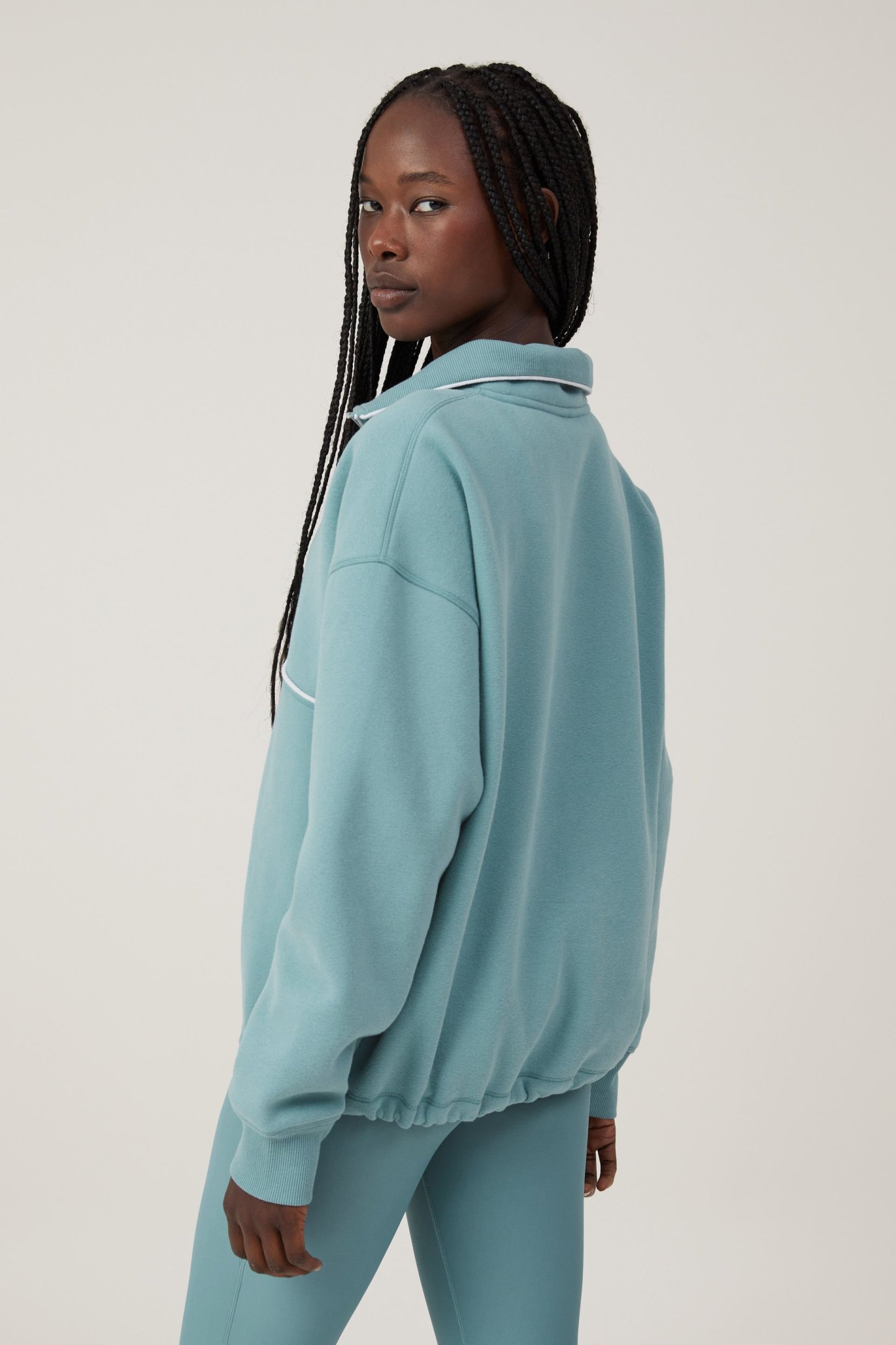 Plush Essential Half Zip Jumper