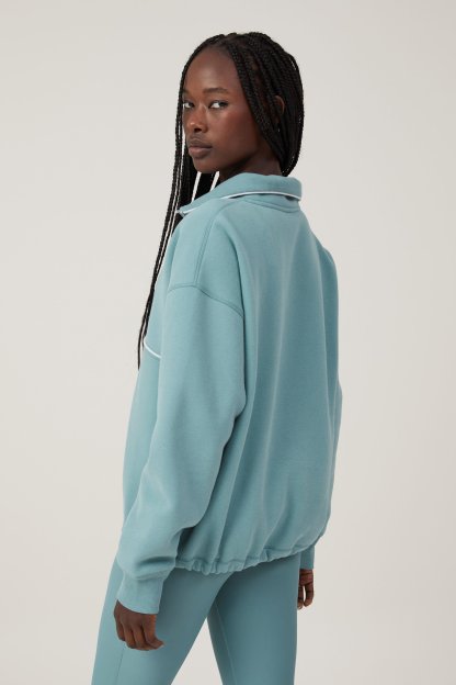 Plush Essential Half Zip Jumper