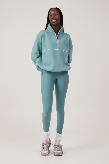 Plush Essential Half Zip Jumper