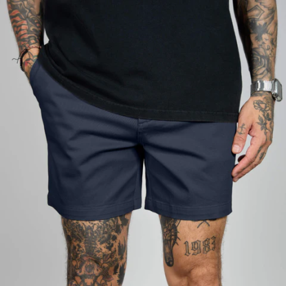 Men's Casual Stretch Twill Cotton Chino Shorts