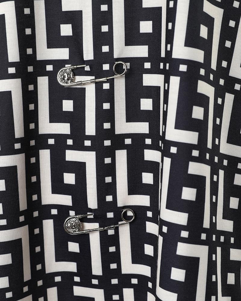 Faith Marble Print Top & Shorts Set