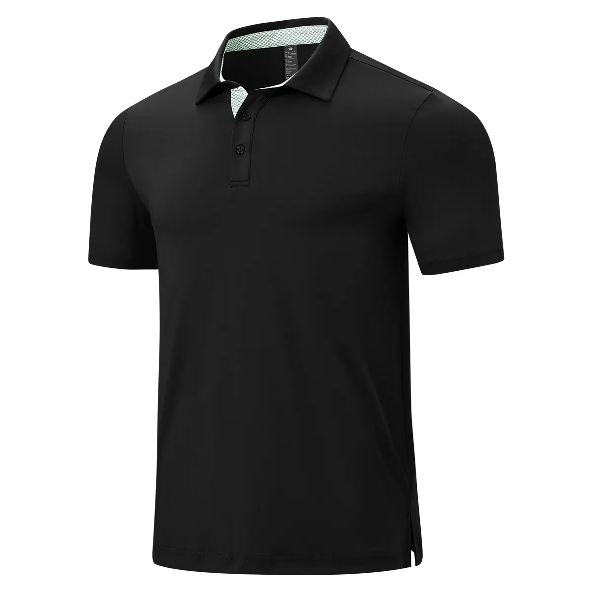 Men's Classic 3-Button Moisture Wicking Athletic Short Sleeve Golf Polo 
