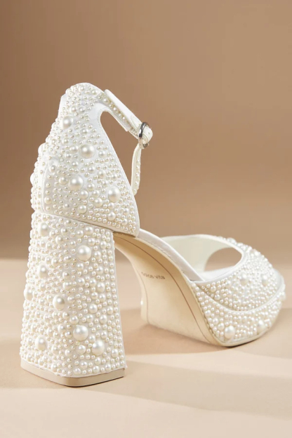 Pandora Pearl Platform Heels by Dolce Vita