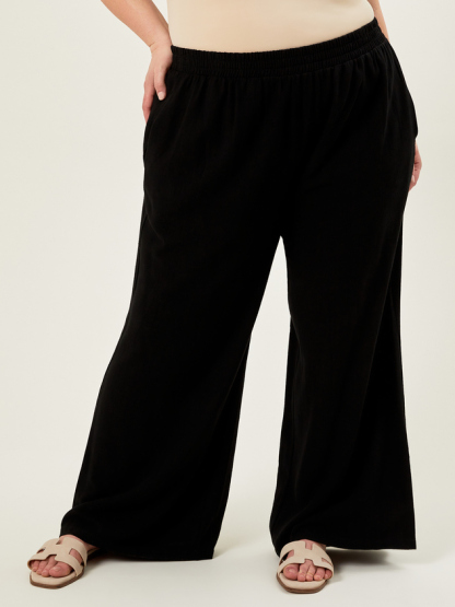 Saxon Linen Wide Leg Pants