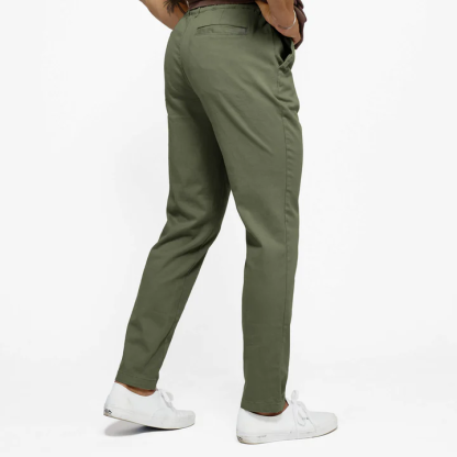 Men's Casual Stretch Twill Cotton Chino Pants