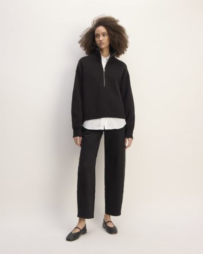The Felted Merino Half-Zip Sweater