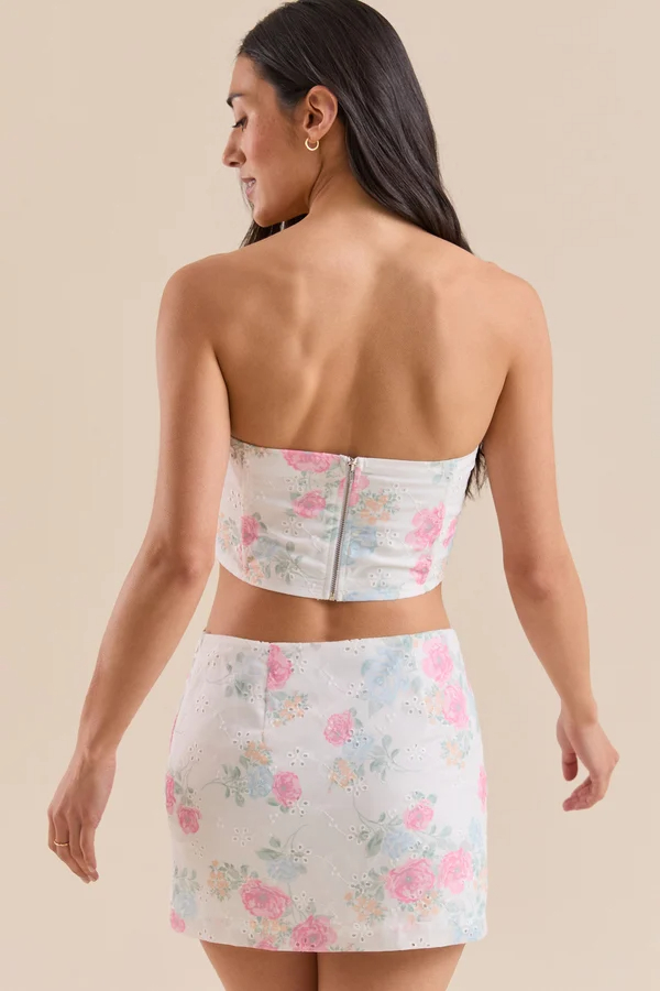 Angie Floral Tube Top