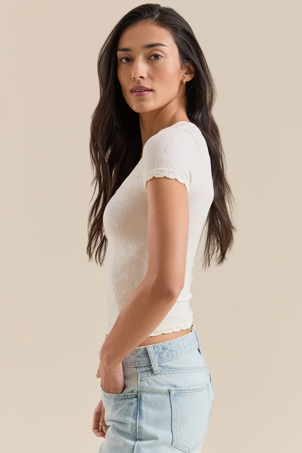 Audrey Scallop Trim Cami