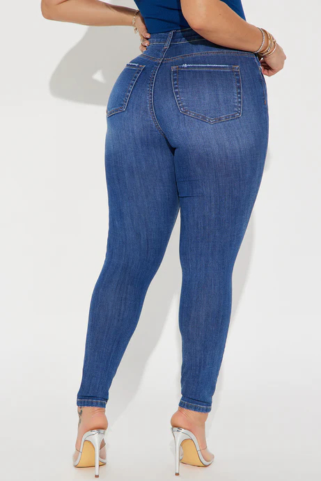 Top Of The Line Stretch Skinny Jeans - Medium Wash