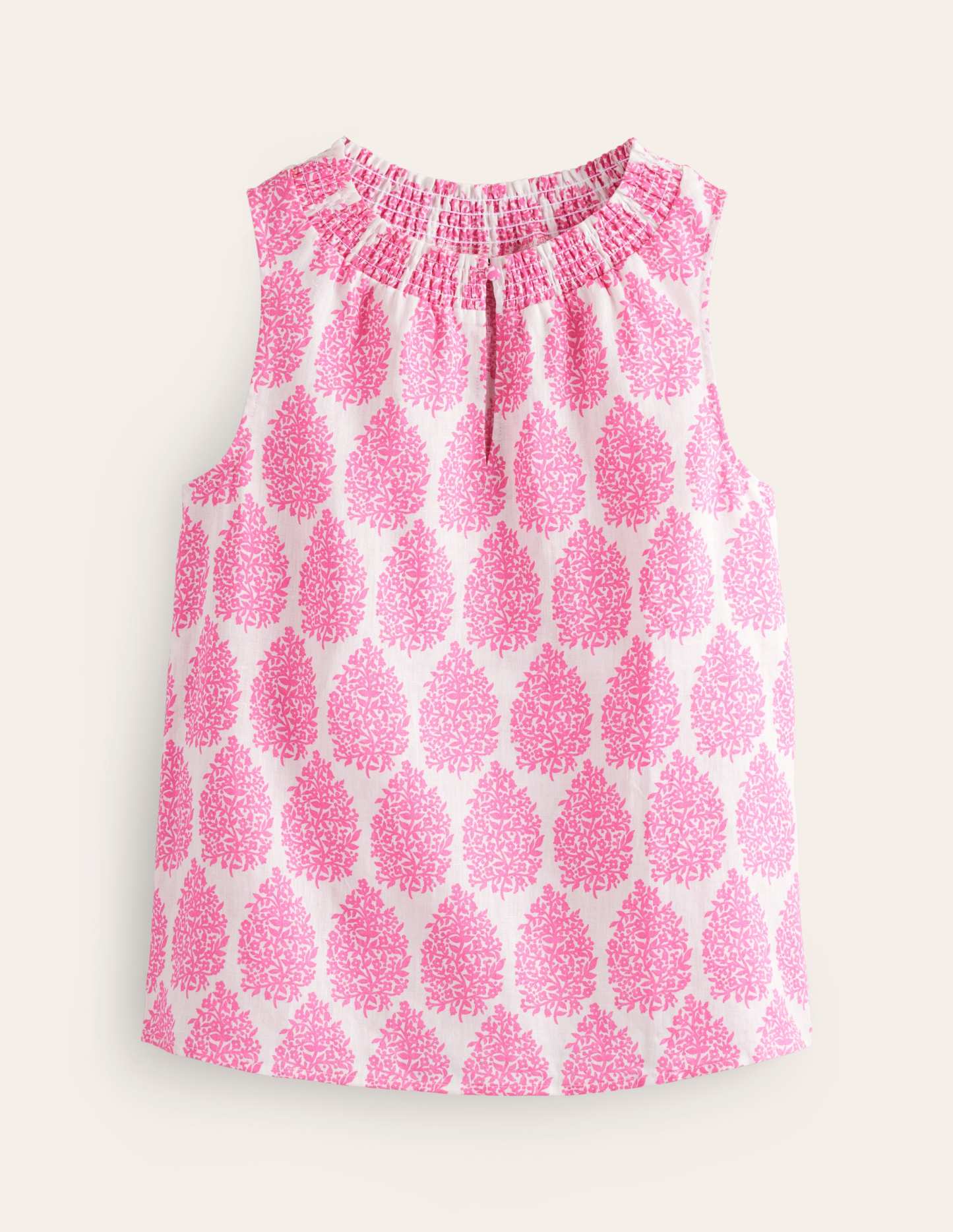 Georgia Linen Sleeveless Top